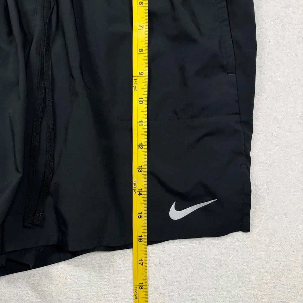 Nike Running Dri-FIT Men’s Shorts XL Black 7” Lightweight Drawstring Pockets